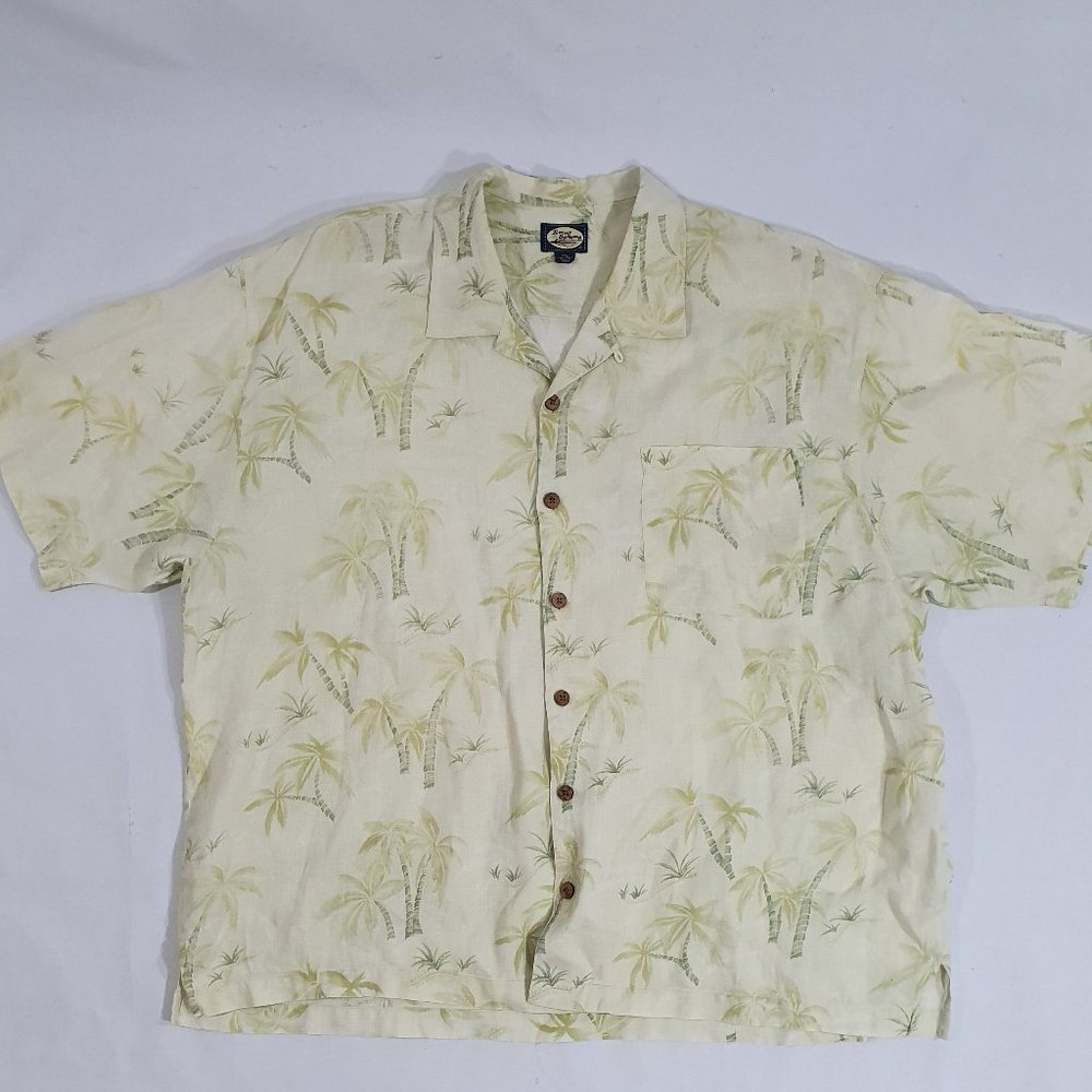 Tommy Bahama Short Sleeve Button Down Palm Tree